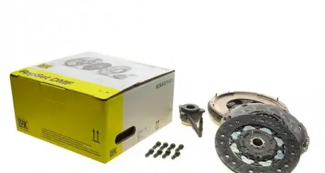 Демпфер + комплект зчеплення +вижимний VW T5 2.5 TDI 03- (96kw) AXD, BNZ LuK 600 0125 00