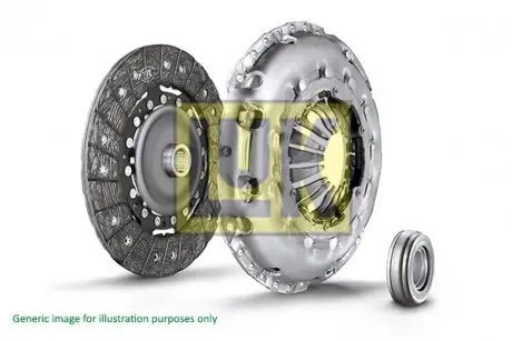 Комплект сцепления Chevrolet Spark/Daewoo Matiz 0.8i 98- (d=170mm) (+вижимний) LuK 617 3001 00