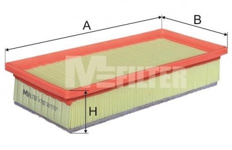 Фільтр повітряний Citroen C5/Peugeot 407 2.0 HDi 04- M-FILTER K792