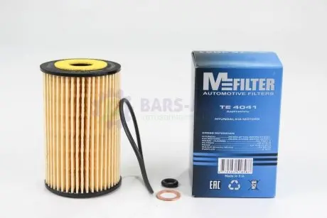 Масляный фильтр Hyundai Accent/Elantra/i20/i30/i40/Tucson / Kia Ceed/Spartage 1.1-1.7 CRDi 06- M-FILTER TE 4041