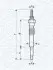Свічка розжарювання Toyota Land Cruiser 93-02 (11V) (UC51A) MAGNETI MARELLI 062900068304 (фото 1)