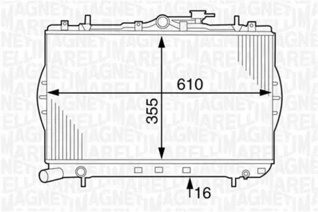 Водяний насос (кор.код. WPQ1072) MagnetiMarelli MAGNETI MARELLI 352316171072