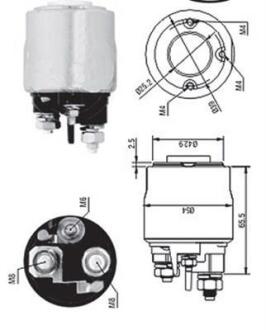 Втягуюче реле стартера MAGNETI MARELLI 940113050570
