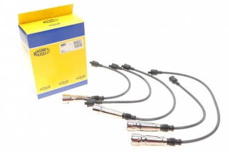 Комплект проводов зажигания AUDI, VW 1,6/1,8/2,0 88 -96гг (кор.код. MSQ0011) MAGNETI MARELLI 941319170011 (фото 1)