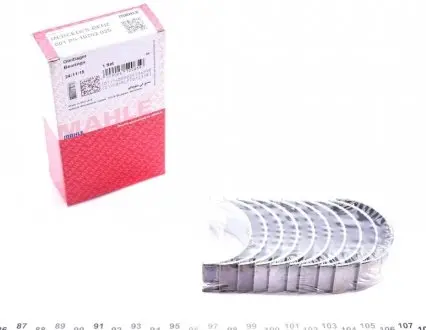 Вкладыши шатунные MB 190 (W201) 2.5D/2.9D OM602 MAHLE / KNECHT 001 PS 10702 025