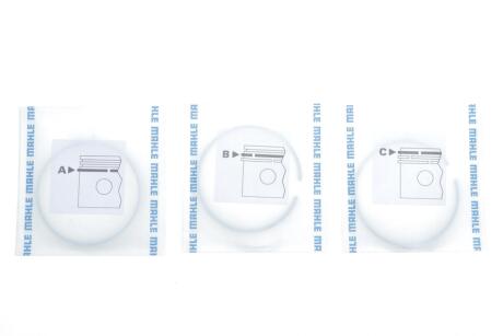 Кольца поршневые MB E-class (W212/W213)/M-class (W164/W166) OM642 3.0D (83.00mm/STD) (2-2-2) MAHLE / KNECHT 001 RS 11119 0N0