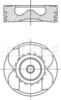 Поршень MAHLE / KNECHT 004 57 03