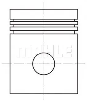 Поршень MAHLE / KNECHT 0121202