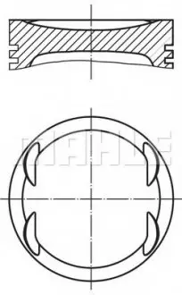 Поршень Ford C-Max/Focus/Mondeo 1.6ti 07- (79mm) MAHLE / KNECHT 015 76 00