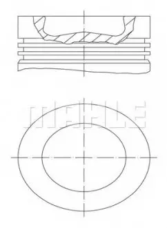 Поршень MAHLE / KNECHT 028 PI 00116 002