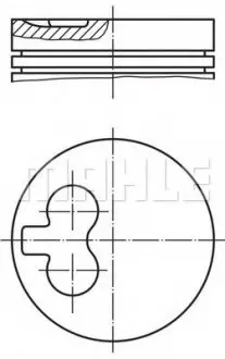 Поршень VW T4 1.9-2.4D (79.76mm/+0.25) MAHLE / KNECHT 029 82 01