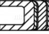 Кольца поршневые PSA 82.7 (1.2/1.5/2) EW7J4 MAHLE / KNECHT 031 86 N0 (фото 3)