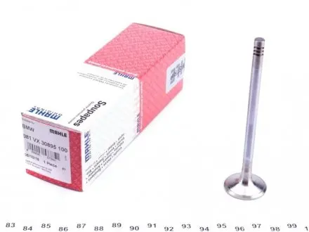 Клапан (впуск/випуск) BMW 3(E46)/5(E60)/6(E63) M47/M57 2.0/3.0D 99-10 (26x6x100) MAHLE / KNECHT 081 VX 30895 100