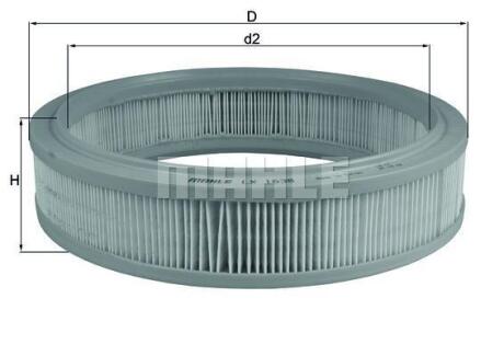Фільтр повітряний MAHLE / KNECHT LX1638
