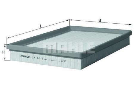 Фільтр повітряний MAHLE / KNECHT LX1811