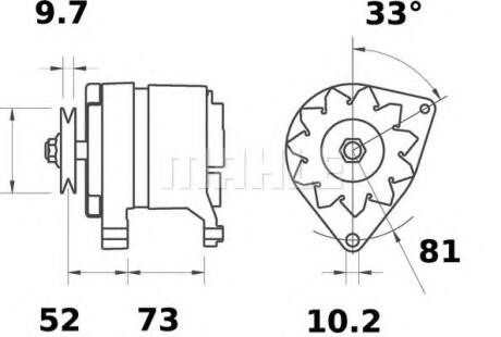Генератор MAHLE / KNECHT MG535 (фото 1)
