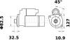 Стартер MAHLE / KNECHT MS209 (фото 1)