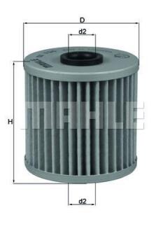Фільтр масляний MAHLE / KNECHT OX796