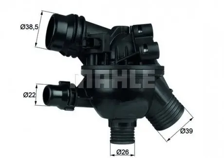 Термостат BMW 3 (E90-E93)/5 (E60/E61) 1.6/2.0 (N43) 07-10 MAHLE / KNECHT TM19102