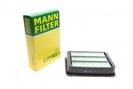 Фильтр воздушный Peugeot 4008 1.6/2.0 12-/4007 2.0-2.4i/2.2HDi 07-13/Mitsubishi Lancer 1.5-2.0 07- MANN C 27 003/1