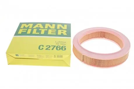 Фильтр воздушный Renault Megane 1.4 96-03/Clio 1.2-1.4 91-98/Volvo 440/460 1.7 88-96 -FILTER MANN C 2766