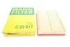 Фільтр повітряний TOYOTA HILUX 2.4 D 15- -FILTER MANN C33017 (фото 1)