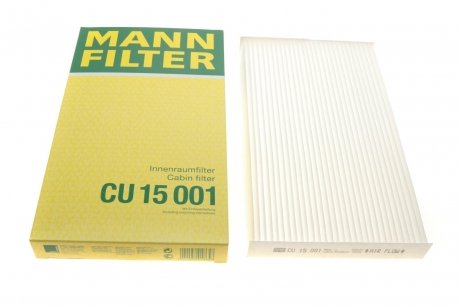 Фільтр салону Nissan Juke/Leaf/Cube 10- -FILTER MANN CU 15 001