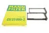 Фільтр салону Mitsubishi Carisma/Colt 00-06/Lancer 92-03/L200/Pajero Sport 96-08 (к-кт 2шт.) -FILTER CU 23 000-2 MANN CU23000-2 (фото 1)