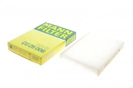 Фільтр салону VW Up/Load Up/Skoda Citigo/Seat Mii 11- -FILTER MANN CU 26 006