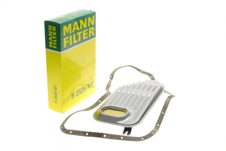 Фильтр масляный АКПП VW PASSAT 96-05, AUDI A4, A6 95-06 с прокладкой -FILTER MANN H2826KIT