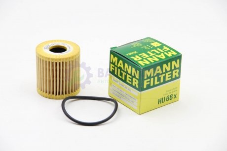 Фильтр масляный двигателя -FILTER MANN HU 68 X