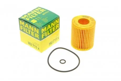 Масляный фильтр двигателя -FILTER MANN HU 711 X