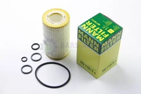 Фільтр масляний MB C-Class/E-Class/S-Class 2.4-3.7 (M112)/4.3-5.4 (M113)/2.5-3.5 (M272) MANN HU 718/5 X