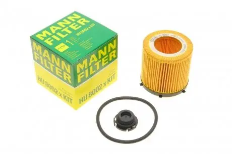 Фільтр оливи (к-кт) -FILTER MANN HU 8002 X KIT