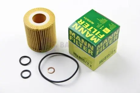 Фільтр масляний BMW 3 (E46/E90) /5 (E60) 1.6/2.0/1.8/2.0 N42/N43/N45/N46 MANN HU 815/2 X