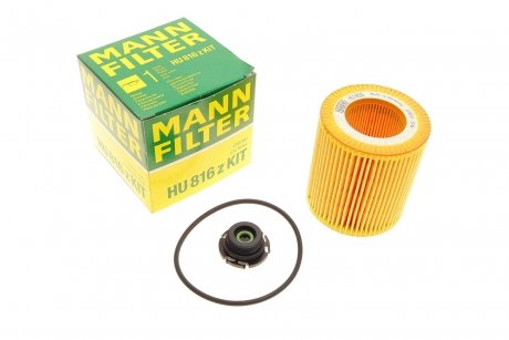 Фильтр масляный двигателя -FILTER MANN HU 816 Z KIT (фото 1)