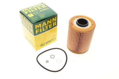 Фильтр масляный двигателя -FILTER MANN HU926/3X