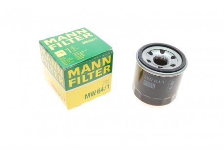 Фильтр масляный двигателя MW64/1 -FILTER MANN MW 64/1 (фото 1)