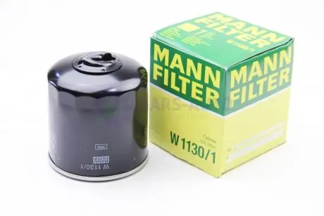 Фильтр масляный VW T4 1.9D 90-03/1.9TD 92-96/Audi A6 2.5TDI 94-97/Audi 100 2.0TD 82-90/2.4D 89-94 MANN W 1130/1