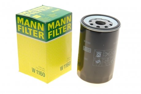 Фільтр масляний -FILTER MANN W 1160 (фото 1)