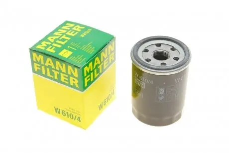 Фильтр масляный Nissan Micra 1.0-1.4i 92-10/ Primera 2.0i 90-96/Sunny 2.0GTI 90-95/JCB 8008 06- MANN W6104