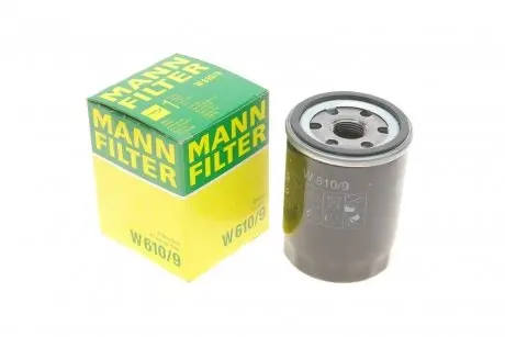 Фільтр масляний Toyota Avensis/Rav4 2.0-2.4 00-11/Camry 2.0-2.4 01-17/Corolla 1.8 02-07/JCB 8000 MANN W610/9