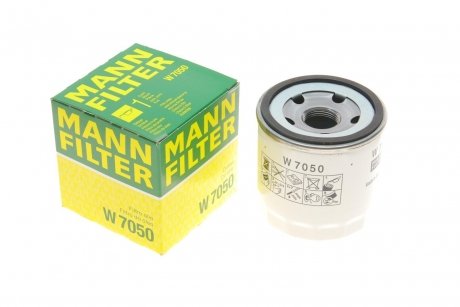 Фильтр масляный двигателя FORD TRANSIT 2.2, 2.4 TDCI 06-, PSA 2.2 HDI 11- -FILTER MANN W7050