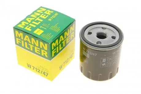 Фільтр оливи -FILTER MANN W 712/47