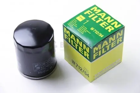 Фільтр масляний Skoda Octavia/Fabia/Seat Arosa 1.4/1.6 97-05 MANN W 712/54