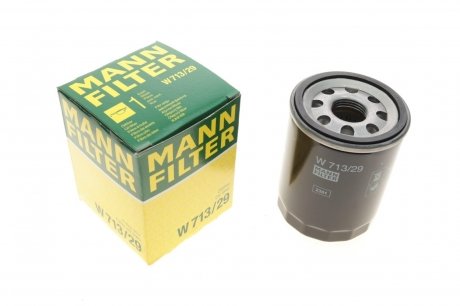 Фильтр масляный двигателя W713/29 -FILTER MANN W 713/29