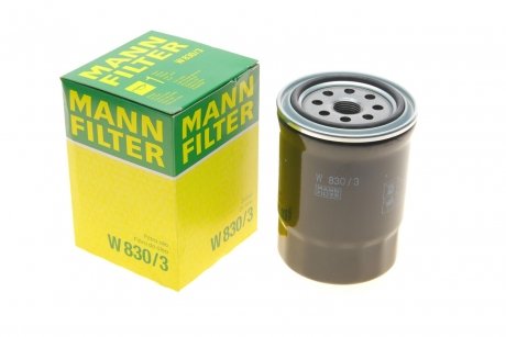 Фільтр масляний -FILTER MANN W 830/3 (фото 1)