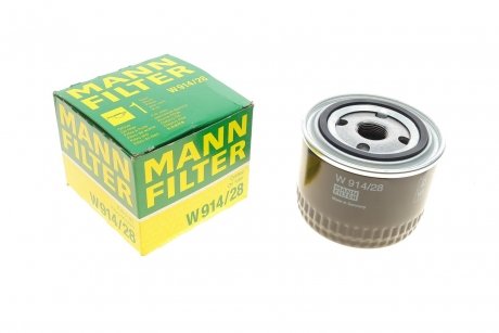 Фильтр масляный двигателя W914/28 -FILTER MANN W 914/28