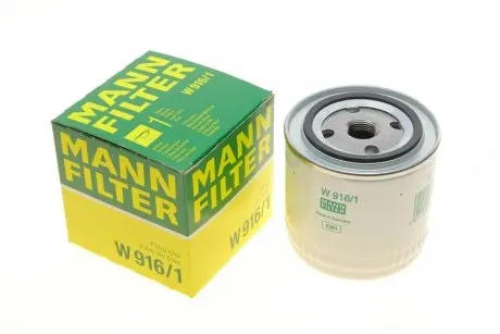 Масляный фильтр двигателя ГАЗ дв.406, FORD, TOYOTA W916/1 -FILTER MANN W 916/1