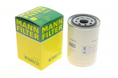 Фільтр гідравлічний MANN W940/51 (фото 1)